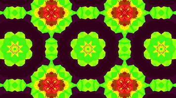Abstract colorful Dynamic shapes, animation kaleidoscope Graphic design elements video