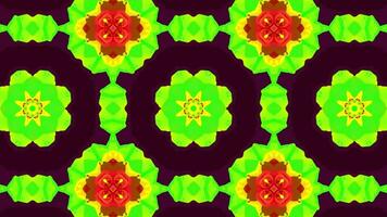 Abstract colorful Dynamic shapes, animation kaleidoscope Graphic design elements video