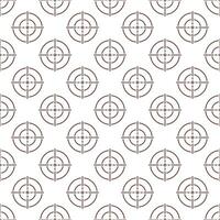 Crosshair vector concept outline seamless pattern or Target background