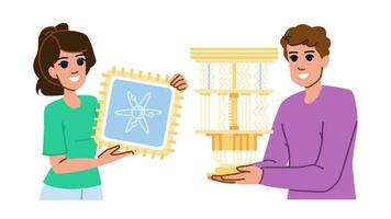 technology quantum computing research vector