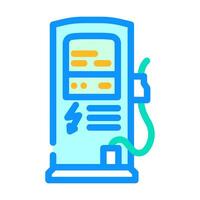 charging station energy color icon vector illustration