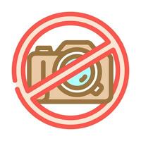 no photos color icon vector illustration