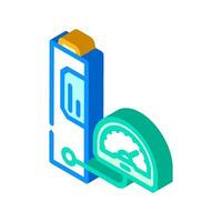 energy density isometric icon vector illustration