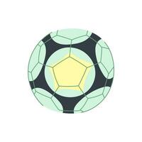 game soccer ball cartoon vector illustration