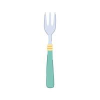 kitchen fork cartoon vector illustration