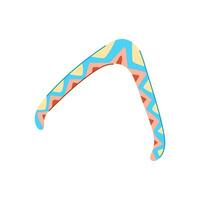 aborigine boomerang cartoon vector illustration