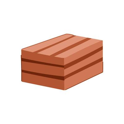 texture wooden crate cartoon vector illustration