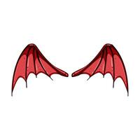 legend wings dragon cartoon vector illustration