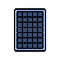 module solar panel color icon vector illustration