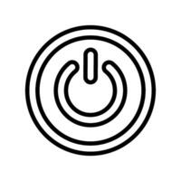 power off line icon vector illustration