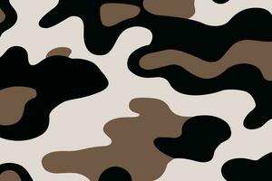 Cow print pattern background vector