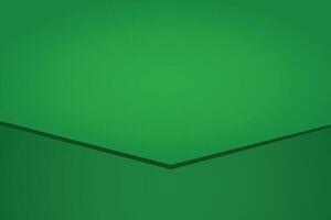 Blank green background vector for a presentation. Abstract green gradient background with space for design