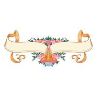 Vintage traditional realistic black and color Crests Ribbons Frames set on white background isolated vector illustration