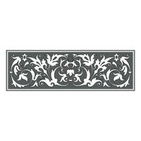 retro capítulo divisores remolino floral ornamento marcadores bosquejo conjunto vector