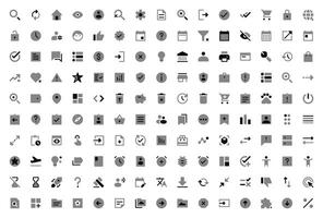 User Interface User Essential icon set vector