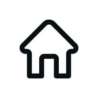 Home Page Icon - Website Navigation, Homepage Symbol Vector