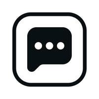 Chat Bubble Icon - Messaging, Communication, and Speech Bubble Vector Symbol