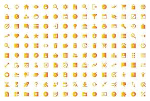 User Interface User Essential icon set vector