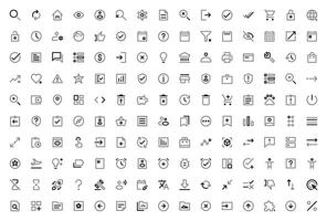 User Interface User Essential icon set vector