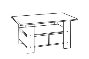 moderno espacio de trabajo con computadora mesa, flor. plano vector ilustración.