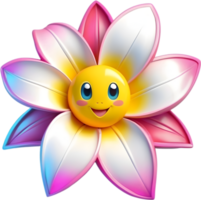 AI generated floral clipart colorful png