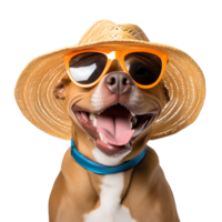 AI generated Cute and fun dogs on transparent background PNG