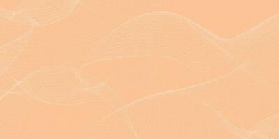 Color of the year, Peach Fuzz wave background vector