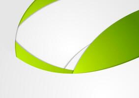 Green and grey corporate waves background photo