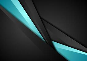 Blue and black tech corporate background photo