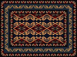 Carpet pattern Persian. Geometric ethnic oriental seamless pattern traditional Design for background. african pattern. rug , tile , wallpaper , Vector illustration. American
