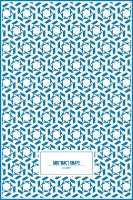 beautiful blue pattern of abstract shape