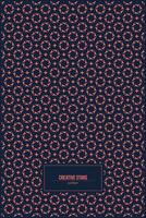 creative stars pattern with retro style and dark background vector