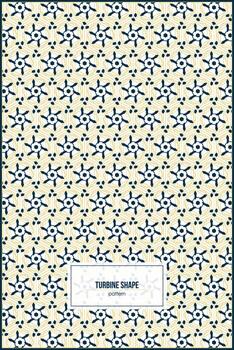 creativo turbina forma modelo con múltiple Delgado hexágono líneas vector