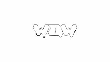 Wow ascii animation on white background. Ascii art code symbols with shining and glittering sparkles effect backdrop. Attractive attention promo. video