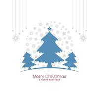 Merry Christmas festival celebration decorative background design vector