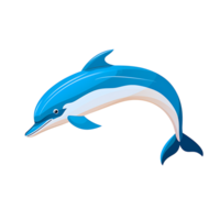 AI generated Playful Dolphins in the Vibrant Underwater World - Captivating Marine Life Scene, Generative Ai png