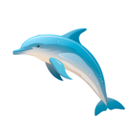 AI generated Playful Dolphins in the Vibrant Underwater World - Captivating Marine Life Scene, Generative Ai png