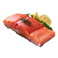 AI generated Gourmet Delight  Salmon , Culinary Creation for Healthy Dining, Generative Ai png