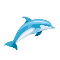 AI generated Playful Dolphins in the Vibrant Underwater World - Captivating Marine Life Scene, Generative Ai png