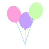 schattig ballon voor decoratie png