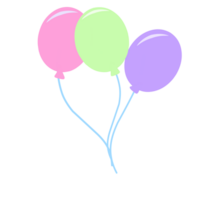 schattig ballon voor decoratie png