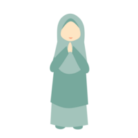 Faceless Hijab Woman Expression png