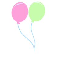 schattig ballon voor decoratie png