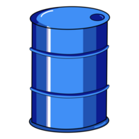 Blue metal containers background. Blue iron tank 200 litres. png