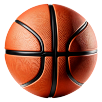 AI generated Basketball Ball Isolated on Transparent Background png