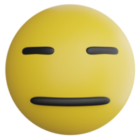 uttråkad emoji ClipArt platt design ikon isolerat på transparent bakgrund, 3d framställa emoji och uttryckssymbol begrepp png