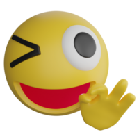 ok emoji clipart piatto design icona isolato su trasparente sfondo, 3d rendere emoji e emoticon concetto png