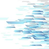 Grey blue shiny geometric tech abstract background vector