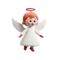 ángel linda Navidad pegatinas para Navidad 3d ángel pequeño niña ángel png