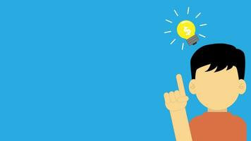 Make money ideas. Depicted with a businessman's head pulling out a light bulb with a dollar sign on it vector